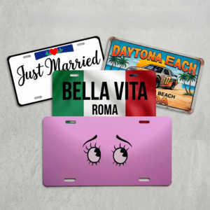 CUSTOMIZED LICENSE PLATES
